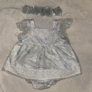 Catherine Malandrino Light Gray Baby Dress